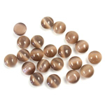 Fiber-Optic Cabochon - Round 05MM CAT'S EYE BROWN