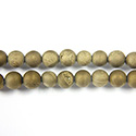 Gemstone Bead Round Druzy 6MM BRONZE COAT