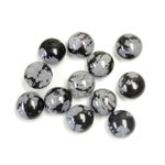 Gemstone Cabochon - Round 07MM SNOWFLAKE OBSIDIAN