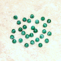 Glass Medium Dome Lampwork Cabochon - Round 03MM CHINESE JADE (00568)