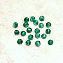 Glass Medium Dome Lampwork Cabochon - Round 04MM CHINESE JADE (00568)