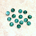 Glass Medium Dome Lampwork Cabochon - Round 05MM CHINESE JADE (00568)