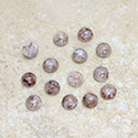 Glass Medium Dome Lampwork Cabochon - Round 05MM EARTH MATRIX (00647)