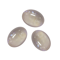 Glass Medium Dome Lampwork Cabochon - Oval 18x13MM OPAL TANZANITE (04792)