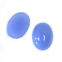Glass Medium Dome Lampwork Cabochon - Oval 20x15MM CALCEDON