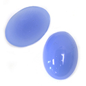 Glass Medium Dome Lampwork Cabochon - Oval 25x18MM CALCEDON