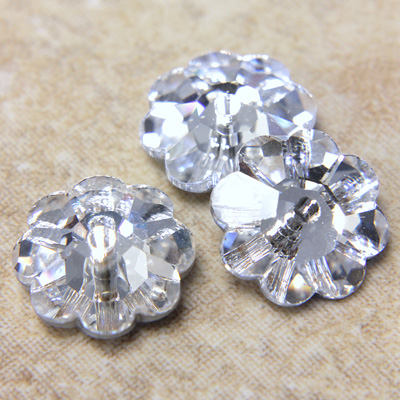 Preciosa Crystal Sew-On Stone - Flower Margarita 06MM CRYSTAL Foiled