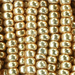 Preciosa Czech Glass Seed Bead - Round 06/0 GOLD 18304