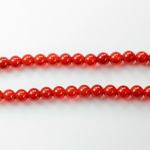 Gemstone Bead - Smooth Round 1.5MM Diameter Hole 05MM CORNELIAN