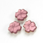 Glass Flat Back Foiled Mirror - Pansy 10MM MATTE AMETHYST