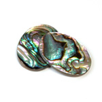 Shell Flat Back Flat Top Straight Side Stone - Oval 30x22MM ABALONE