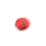 Plastic  Bead - Mixed Color Smooth Flat Abstract 15MM CORAL MATRIX