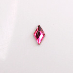 Glass Flat Back Rose Cut Fancy Foiled Stone  Diamond 10.7/5.9 ROSE