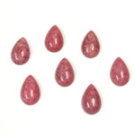 Gemstone Cabochon - Pear 10x6MM RHODONITE