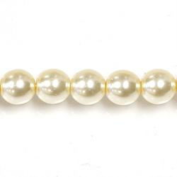 Czech Glass Pearl Bead - Round 04MM KISKA