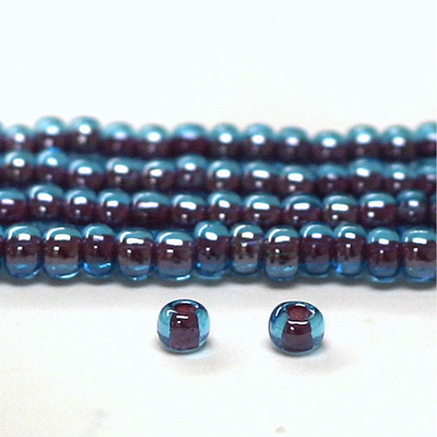 Preciosa Czech Glass Seed Bead - Round 06/0 BLUE PURPLE 61018