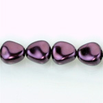 Czech Glass Pearl Bead - Potato 16x14MM AMETHYST 70979