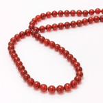 Gemstone Bead - Smooth Round 06MM CORNELIAN