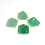 Gemstone Cabochon - Square Pyramid Top 08x8MM AVENTURINE