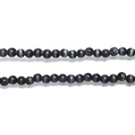 Fiber-Optic Synthetic Bead - Cat's Eye Smooth Round 03MM CAT'S EYE GREY