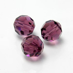 Preciosa Crystal Bead Regular Cut - Round 04MM AMETHYST