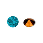 Swarovski Crystal Point Back Foiled Chaton - PP16 BLUE ZIRCON