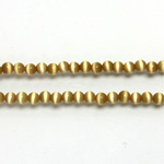 Fiber-Optic Synthetic Bead - Cat's Eye Smooth Round 03MM CAT'S EYE LT BROWN