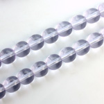 Czech Pressed Glass Bead - Smooth Round 08MM LILAC