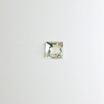 Glass Flat Back Foiled Rauten Rose - Square 06x6MM CRYSTAL