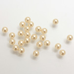 Plastic Pearl No-Hole Ball 04MM CREME