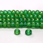 Preciosa Czech Glass Seed Bead - Round 06/0 PERIDOT AB 51100