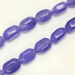 Gemstone Bead - Smooth Cushion Octagon 14x10MM Dyed QUARTZ Col. 16 PURPLE