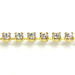 Preciosa Crystal Rhinestone Cup Chain - PP16 (SS7.5)  CRYSTAL-RAW