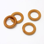 Wood Bead - Smooth Round Ring 30MM TUGAS