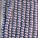 Preciosa Czech Glass Seed Bead - Round 06/0 TERRA COATED JET PEARL 28928