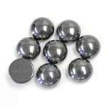 Gemstone Cabochon - Round 10MM HEMATITE