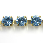 Preciosa MAXIMA Crystal Rhinestone Cup Chain - SS29 AQUAMARINE-RAW