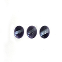 Glass Medium Dome Cabochon - Oval 10x8MM Moonlight with stripe AMETHYST #7224