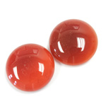 Gemstone Cabochon - Round 20MM CORNELIAN