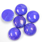 Gemstone Cabochon - Round 13MM HOWLITE DYED LAPIS