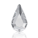 Swarovski Crystal Flat Back Fancy Stone - Pear 08x4.8MM CRYSTAL