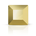 Preciosa Crystal Flat Back Hotfix - Square 04MM AURUM