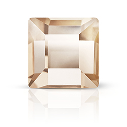 Preciosa Crystal Flat Back Fancy Stone - Square 03MM HONEY
