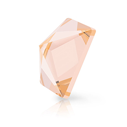 Preciosa Crystal Flat Back Hotfix  MAXIMA Fancy Stone -Pyramid 08MM LIGHT PEACH