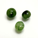 Plastic  Bead - Mixed Color Smooth Nugget 13x12MM JADE AGATE