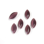 Fiber-Optic Cabochon - Navette 10x5MM CAT'S EYE PURPLE