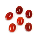 Gemstone Cabochon - Oval 10x8MM CORNELIAN