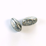Plastic  Bead - Mixed Color Smooth Beggar 22x12MM PYRITE