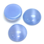 Glass Medium Dome Cabochon - Round 18MM MOONSTONE BLUE