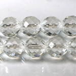 Czech Glass Fire Polish Bead - Round 14MM CRYSTAL